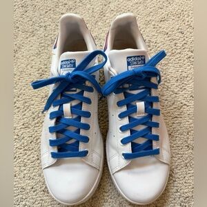 Adidas Stan Smith “Graffiti White Bluebird” Sneakers Sz 7.5